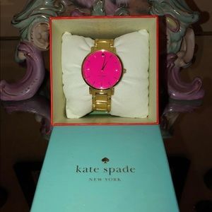 New Kate Spade Gold & Pink Watch